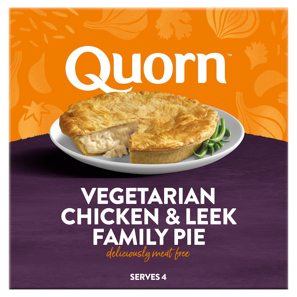 image 1 of Quorn Vegetarian Chicken & Leek Family Pie 680G