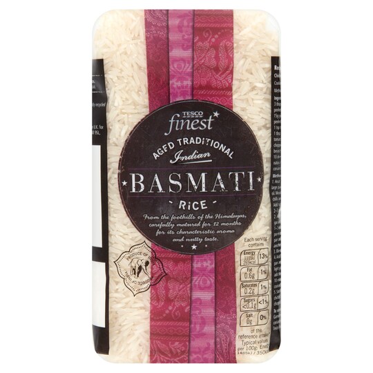 Tesco Finest Basmati Rice 500G Tesco Groceries