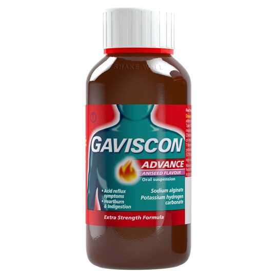 Gaviscon Advance Aniseed 300Ml Tesco Groceries