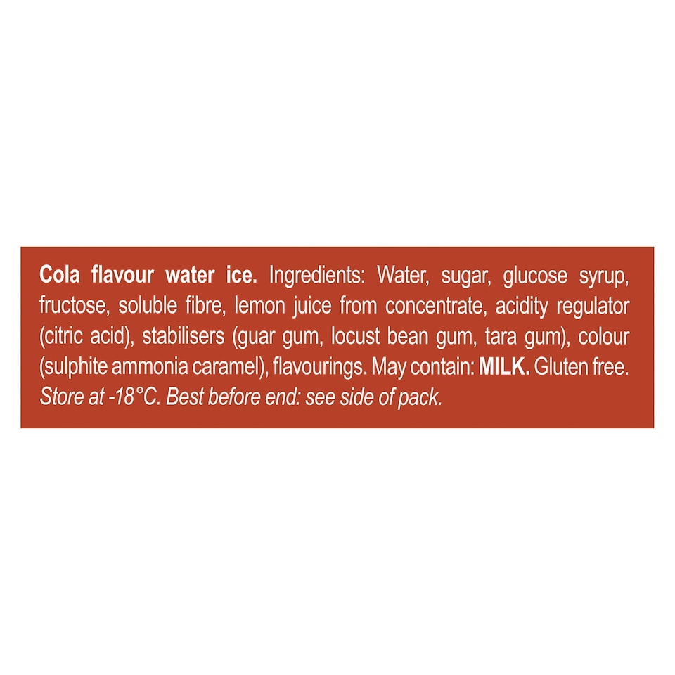 image 1 of Wall's Calippo Mini Cola Ice Lollies 5x80ml