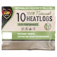 ZIP 100% Natural Heatlogs 10s