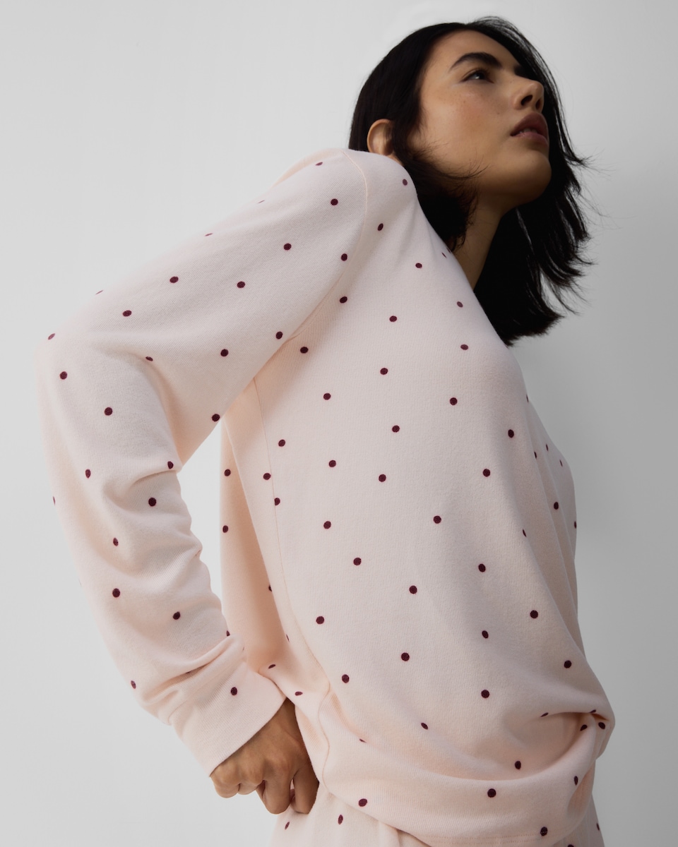 image 1 of F&F Polka Dot Pyjama Set in Multi Pink