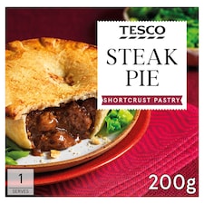 Tesco Steak Shortcrust Pie 200G
