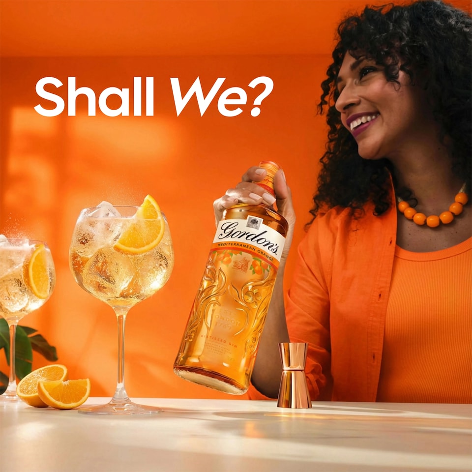 image 1 of Gordon's Mediterranean Orange Gin Bottle 37.5% Vol 70Cl