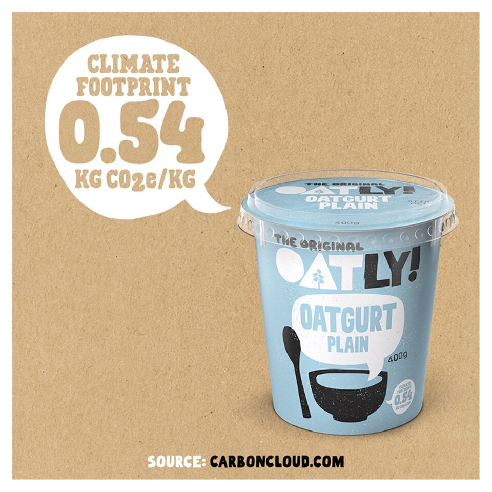 image 1 of Oatly Plain Oatgurt 400G