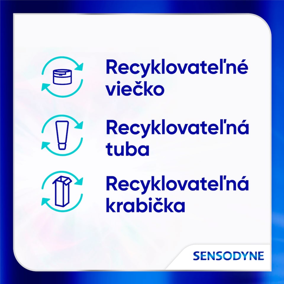 obrázok 1 z Sensodyne Advanced White Enamel Defence bieliaca zubná pasta na citlivé zuby 75 ml