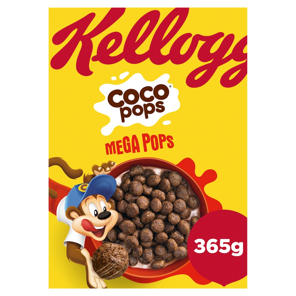 image 1 of Kellogg's Coco Pops Mega Pops Cereal 365g