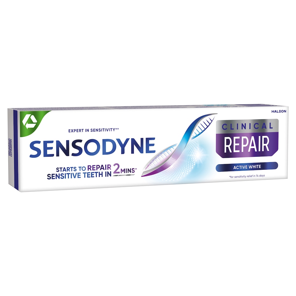 image 1 of Sensodyne Clinical Repair Active White Toothpaste with Fluoride 75 ml