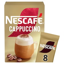 Nescafe Cappuccino Instant Coffee 8 x 15.5g Sachets