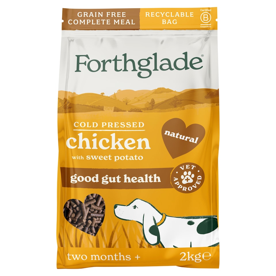 Forthglade Cold Pressed Grain Free Chicken dog Food 2kg