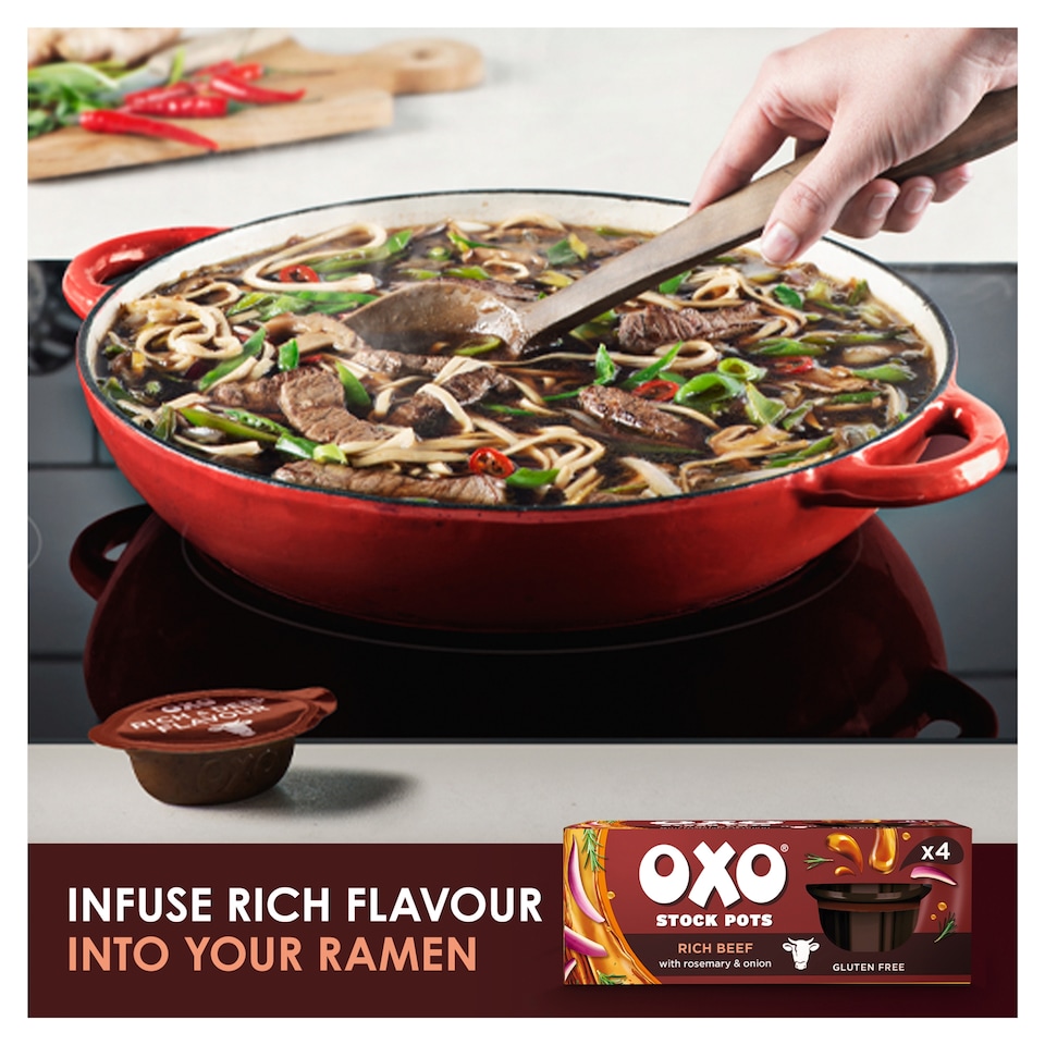 image 1 of Oxo Beef Onion & Rosemary Stock Pot 4 Pack 80G