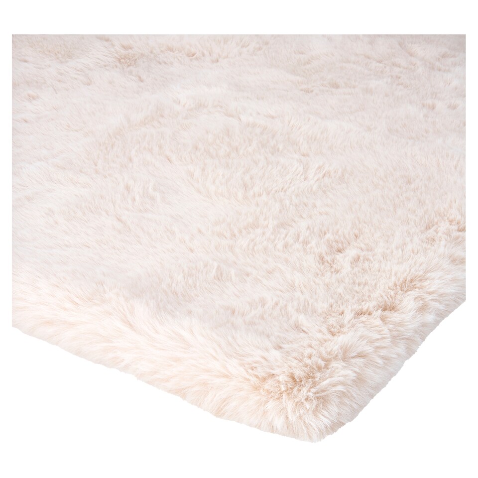 F&F Home Griege Faux Rug