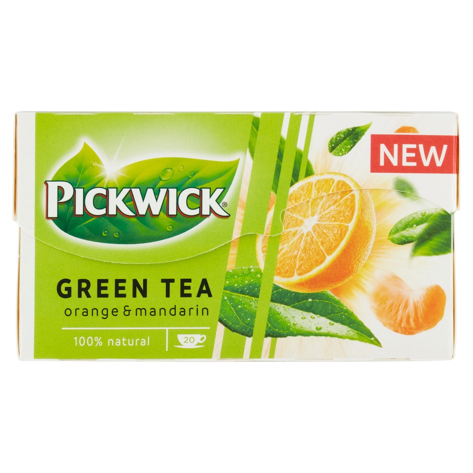 PICKWICK Zelený čaj s pomerančem a mandarinkou 20 ks 30g