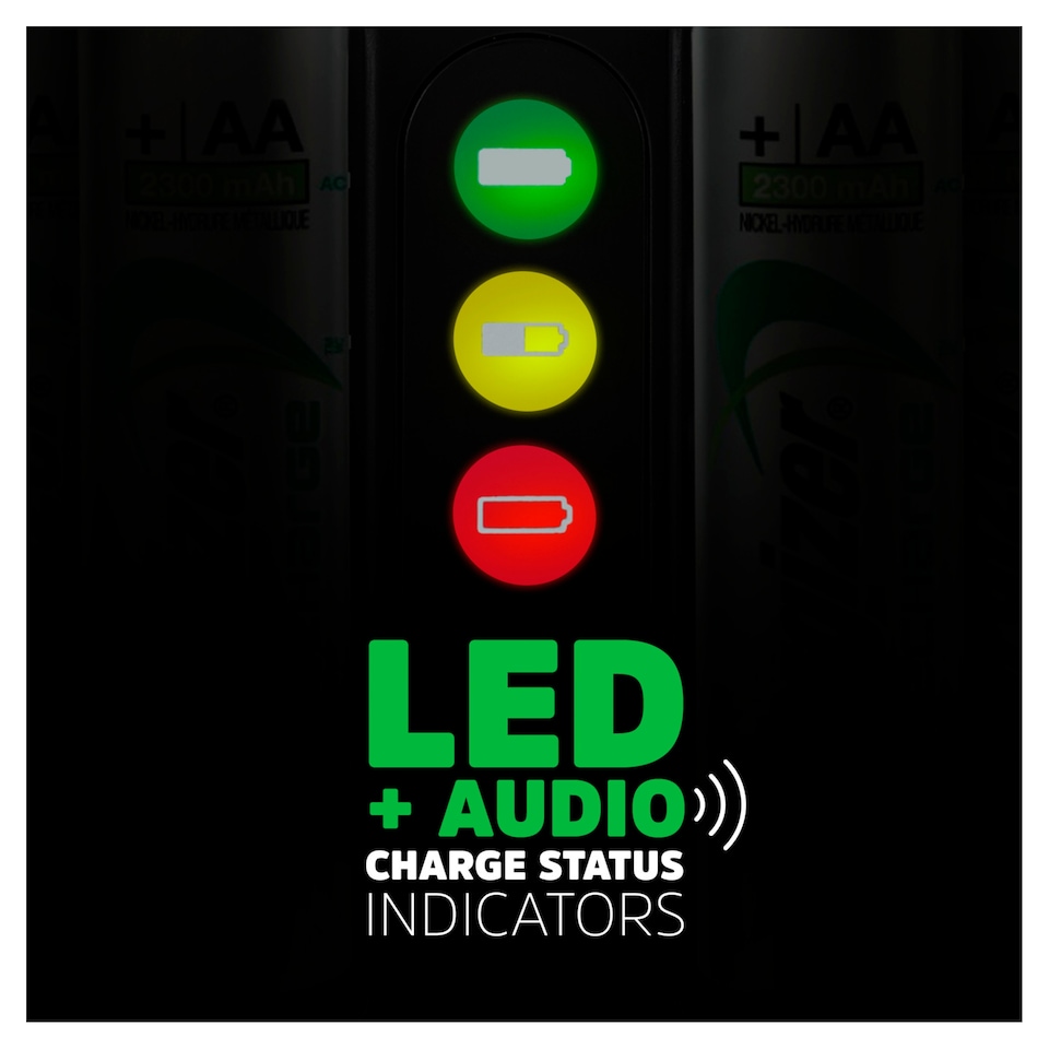 image 1 of Energizer Pro Charger with 4 AA rechargeable Batteries included