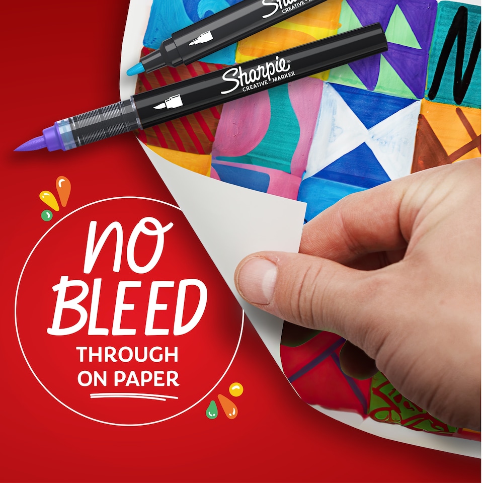 image 1 of Sharpie Creative Bullet Marker Pens 12 Pack