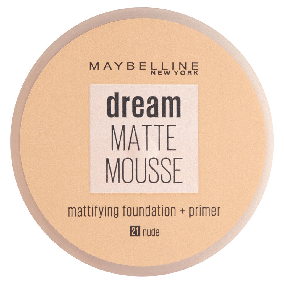 image 1 of Maybelline Foundation Dream Matte Mousse 21 Nude