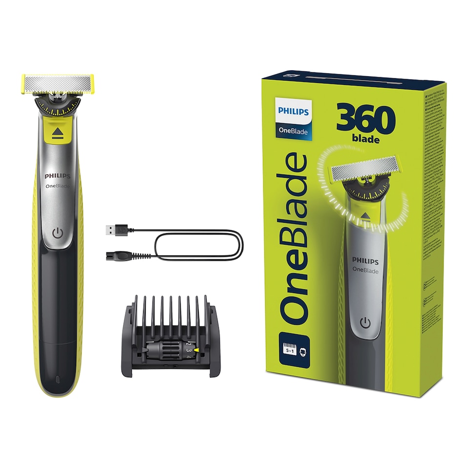 image 1 of Philips OneBlade 360 Face with 5in1 Adjustable Comb- QP2734/23​