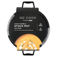 Go Cook Marble Stock Pot 24 cm