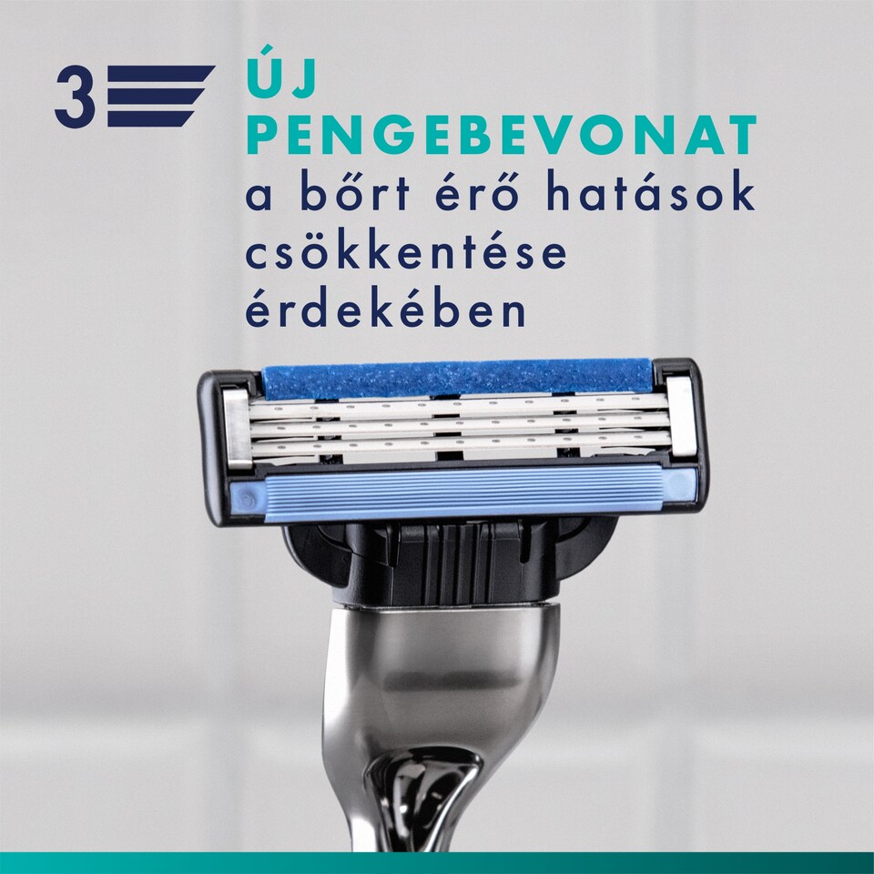 Gillette Mach3 Férfi Borotvabetétek, 12 Gillette 3 Pengés Borotvabetétek 1. kép