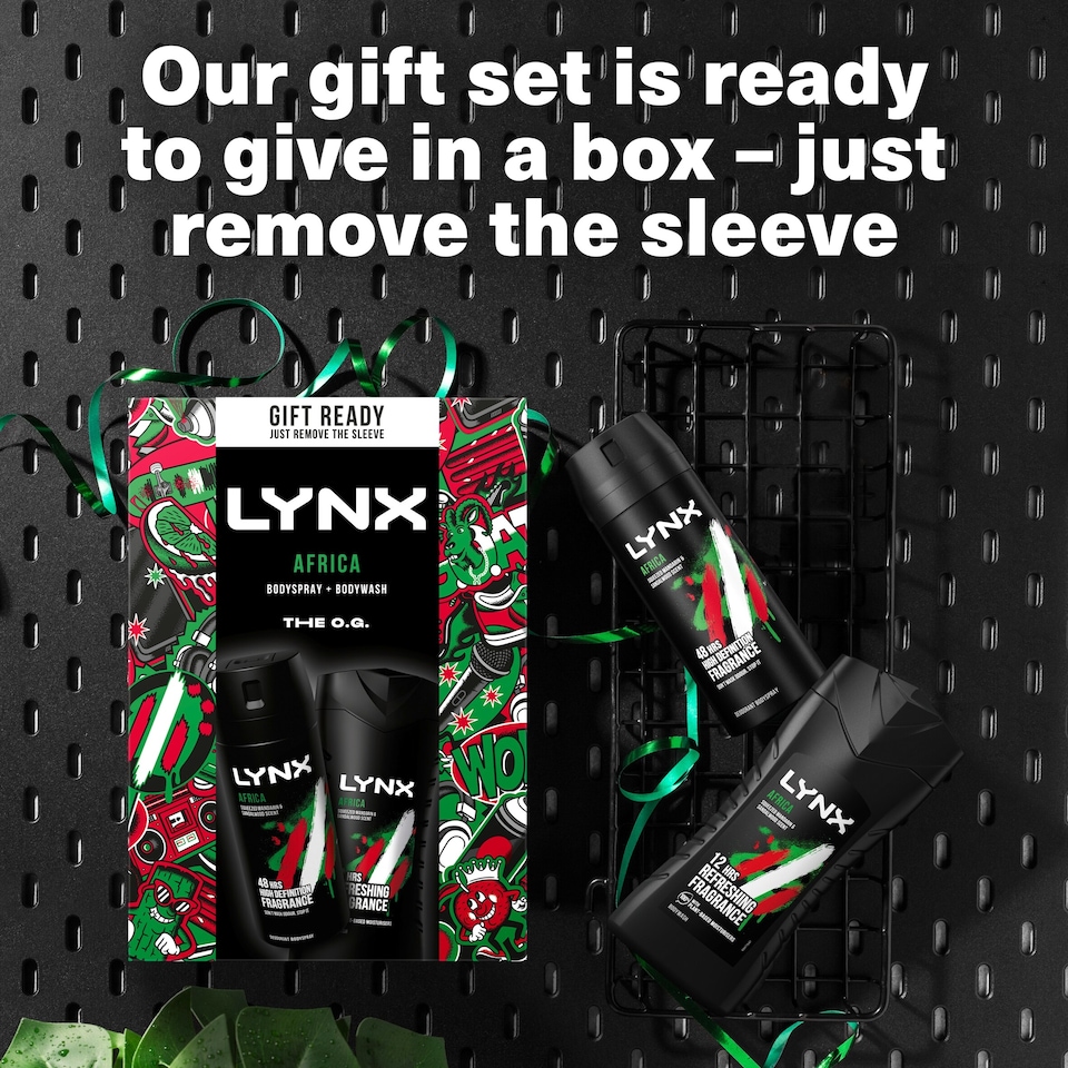 image 1 of Lynx Africa Bodyspray & Bodywash Gift Set