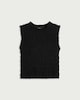 image 4 of F&F Pure Cotton Smocked Vest in Black