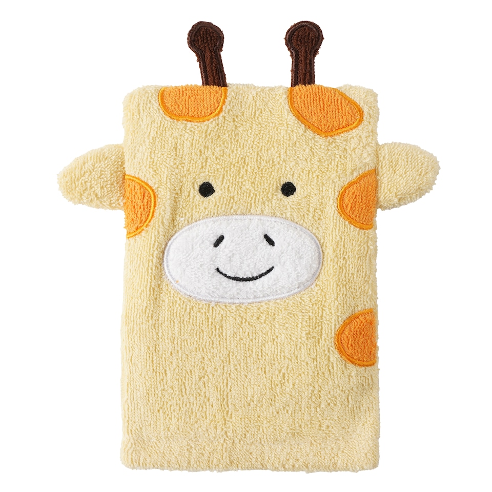 image 1 of  Fred & Flo Safari Character Wash Mitts 3 Pack