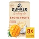 image 1 of Quaker Oats Exotic Fruits & Nothing Else Porridge Sachets 8 x 33g