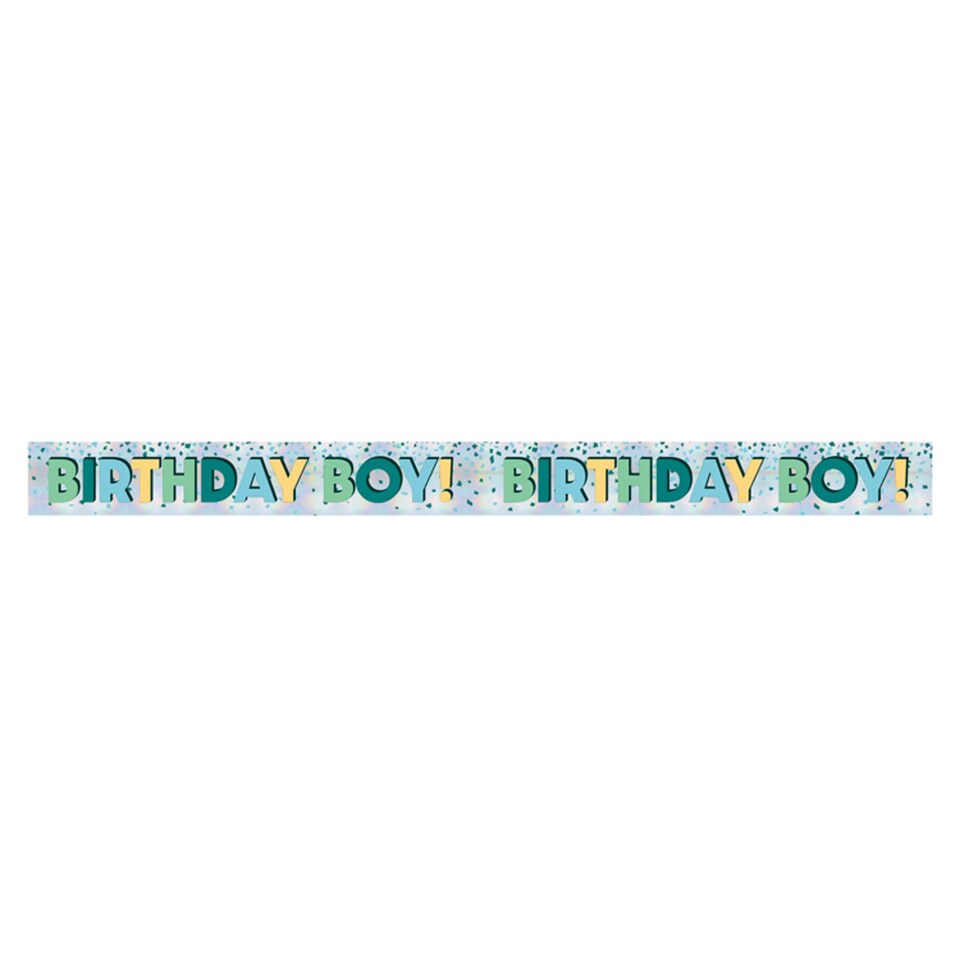 Tesco Birthday Boy Banner