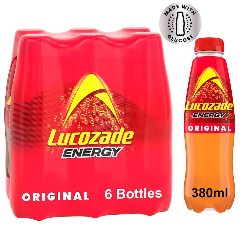 image 1 of Lucozade Original 6 X 380Ml