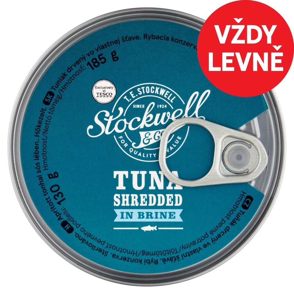 Stockwell & Co. Tuna Shredded in Brine 185g
