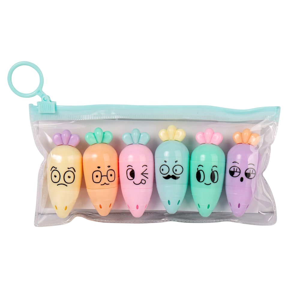 Sada zvýrazňovačů 6 ks