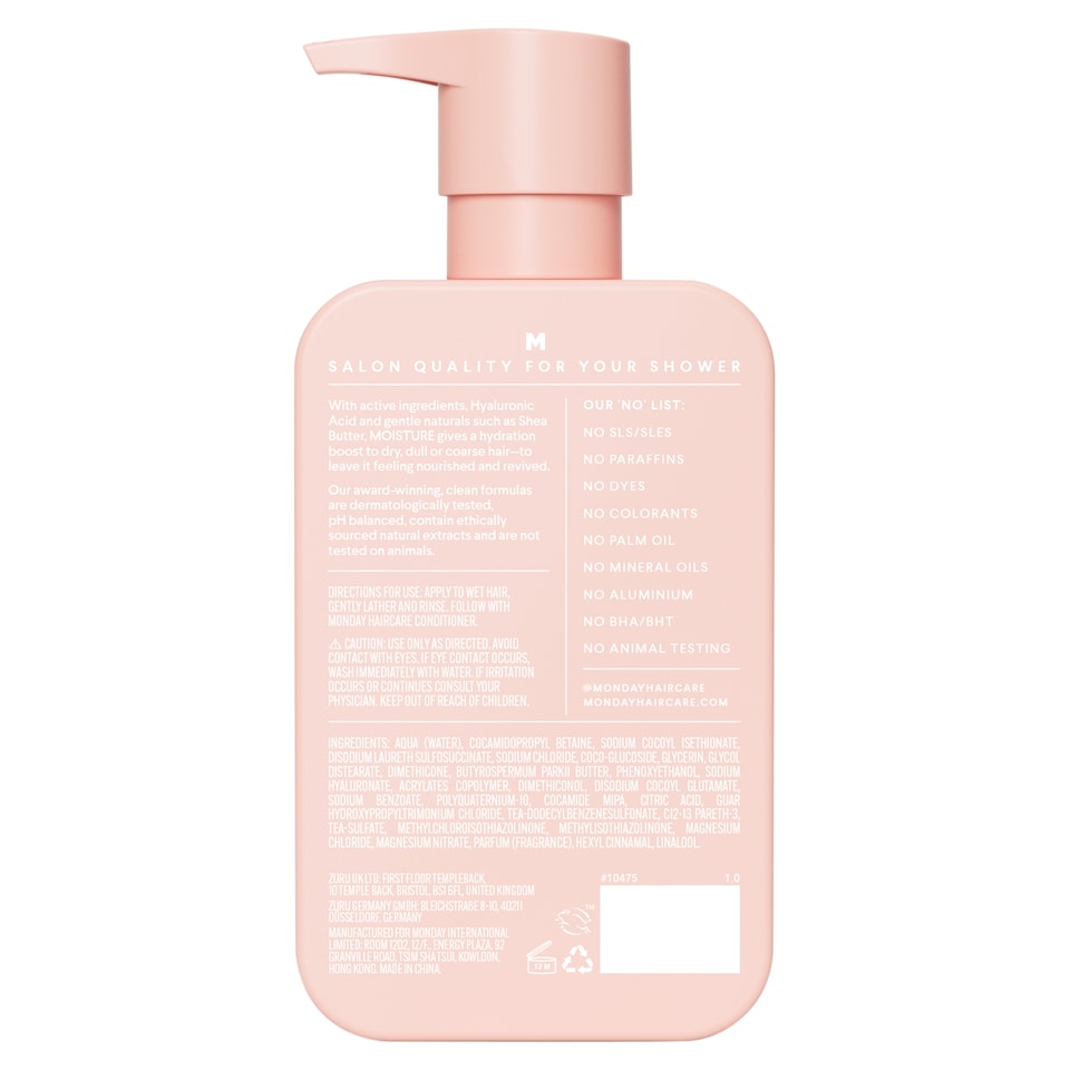 image 1 of Monday Haircare Moisture Shampoo 350Ml