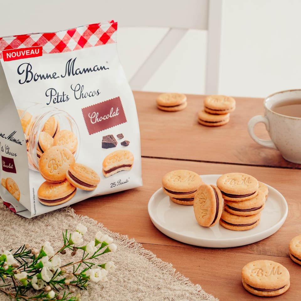 image 1 of Bonne Maman Petits Chocos Chocolat 25 Biscuits 250g
