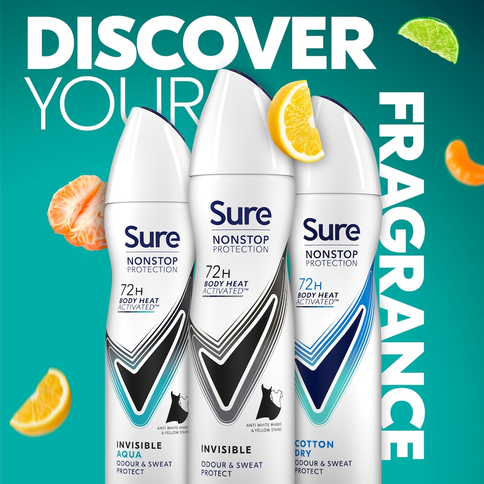 image 1 of Sure 72h Invisible Antiperspirant Deodorant 150ml