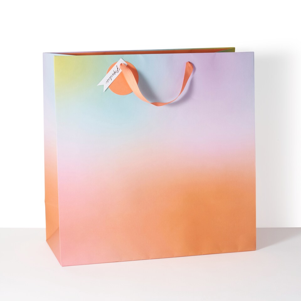 image 1 of Paperchase Ombre Extra Large Gift Bag