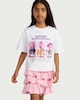 image 1 of K-Pop Demon Hunters 2-Piece T-Shirt and Tiered Skirt Set in Pink