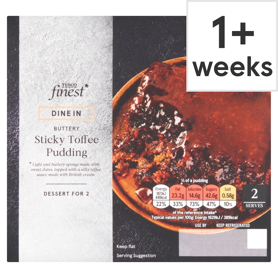 image 1 of Tesco Finest Sticky Toffee Pudding 230g