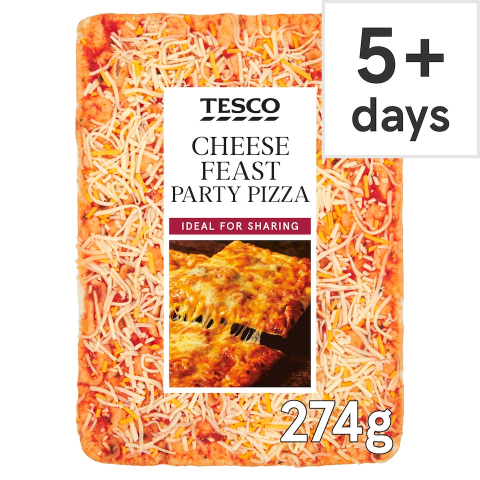 Tesco Cheese Feast Party Pizza 274g