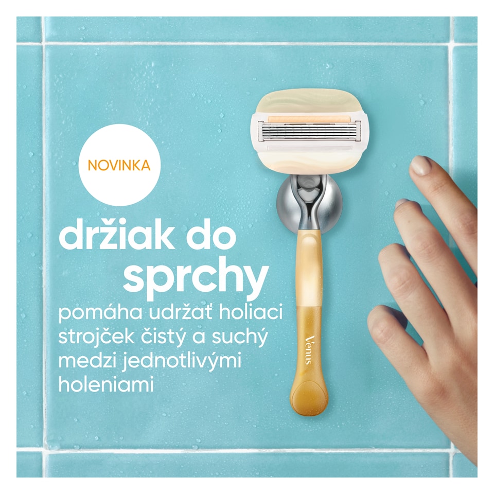obrázok 1 z Gillette Venus Comfort Glow s Arganového Oleja Dámsky Holiaci strojček, 3 Náhradné Holiace Hlavice