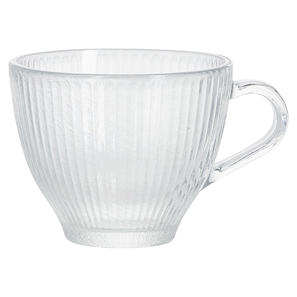 F&F Home Glass Rib Espresso Mug