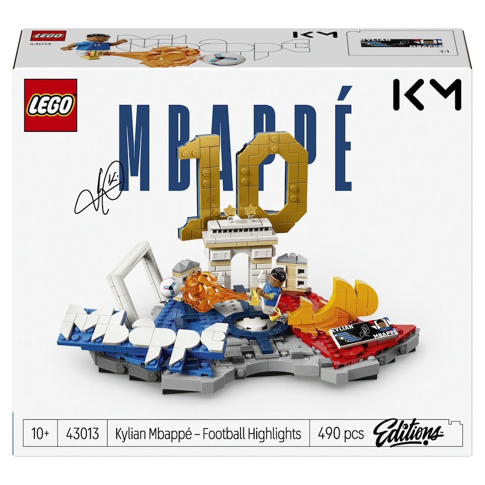 LEGO Editions 43013 Kylian Mbappé - A futball legjobb pillanatai  1. kép