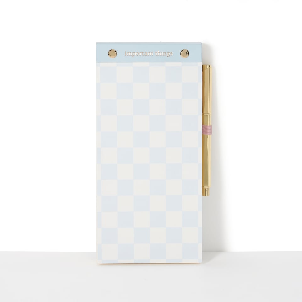 image 1 of Paperchase Daily List Pad w/Pen
