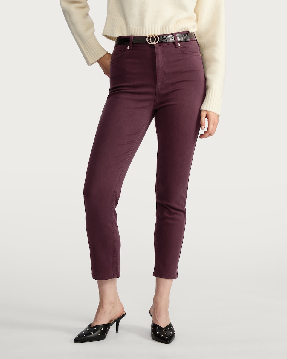 image 1 of F&F Slim Fit Jeans in Purple