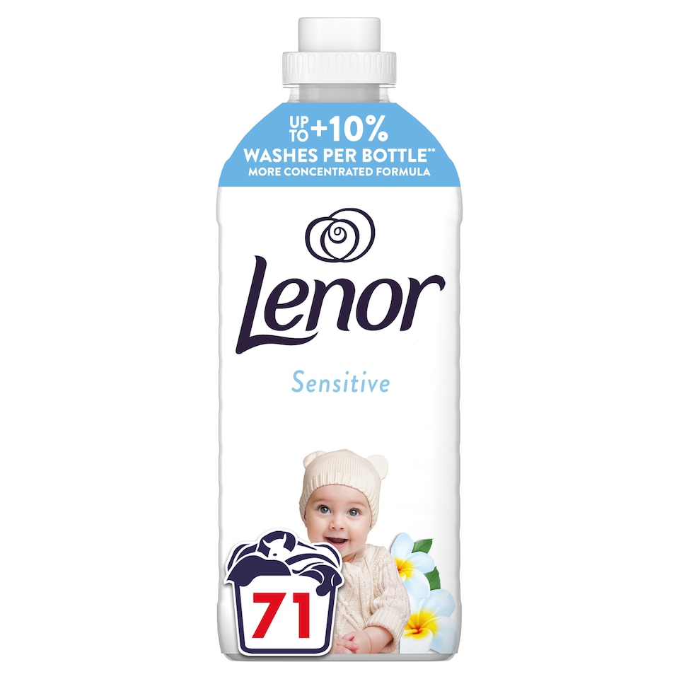 image 1 of Lenor Fabric Conditioner  71 Washes, Sensitive