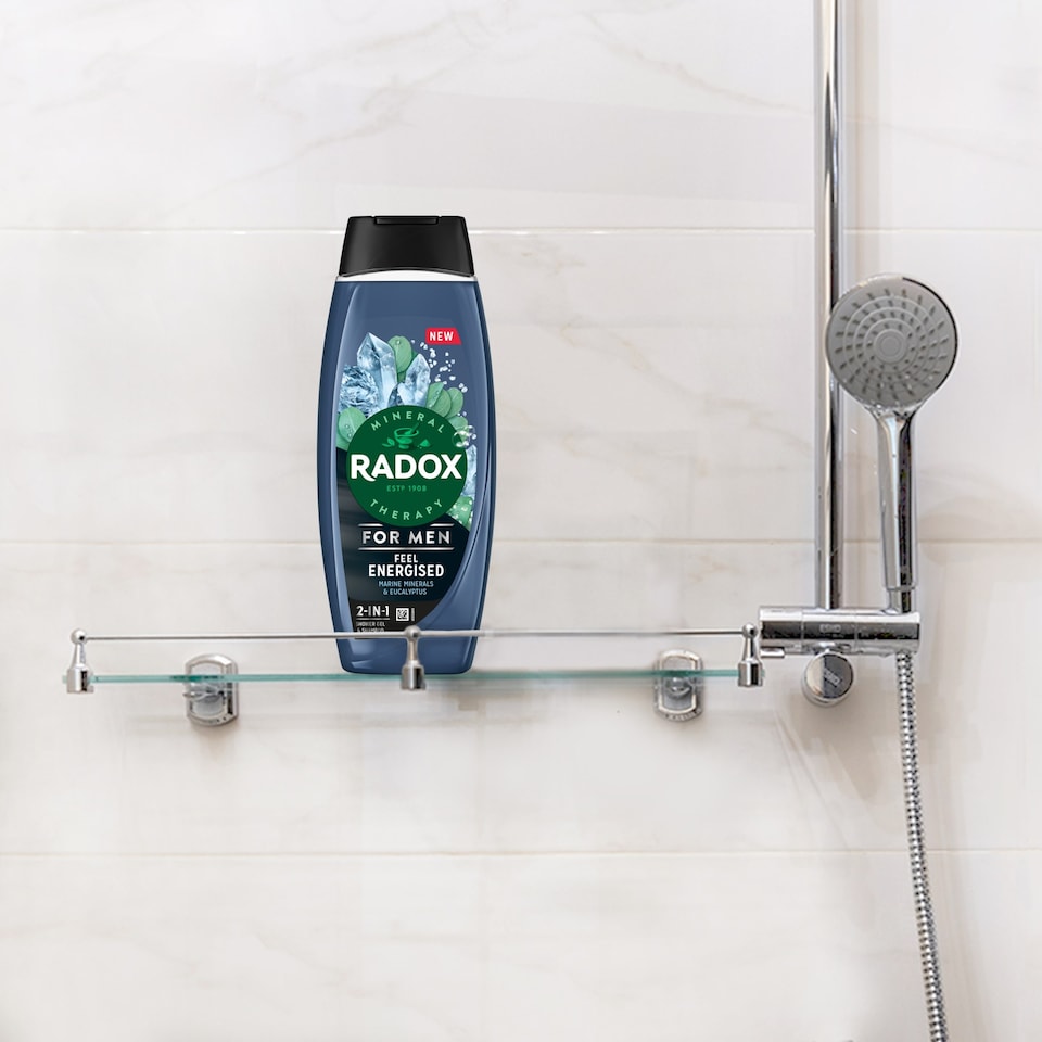 image 1 of Radox For Men Feel Energised 2in1 Shower Gel & Shampoo 450ml