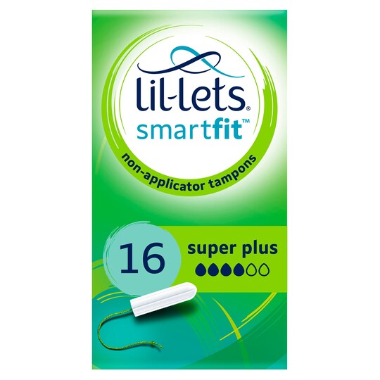 Lil Lets Non Applicator Super Plus Tampons 16 Pack