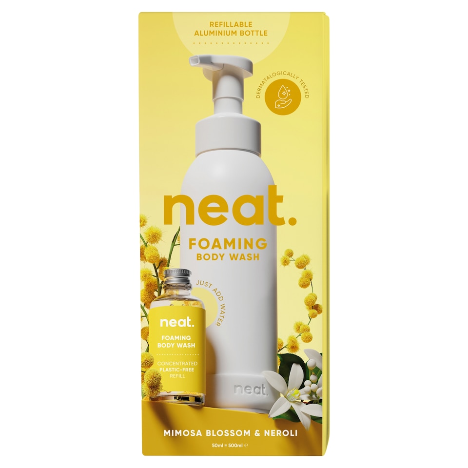 image 1 of Neat Foaming Body Wash Mimosa Blossom and Neroli Starter Pack 50ml