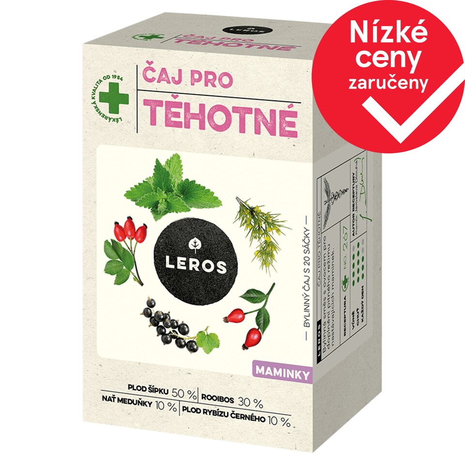 Leros Čaj pro těhotné 20 x 2g (40g)