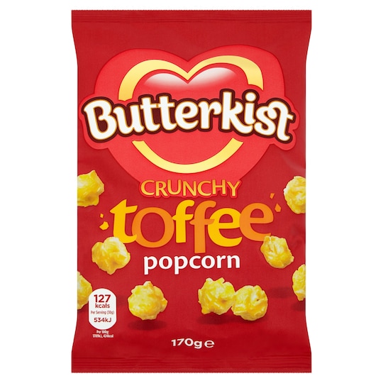 Butterkist Toffee Popcorn 170G Tesco Groceries