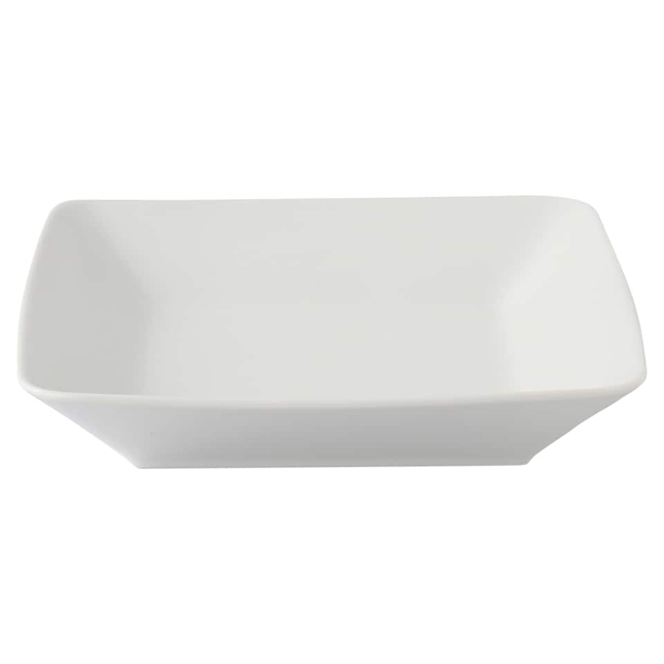 F&F Home Pearce Square White Pasta Bowl